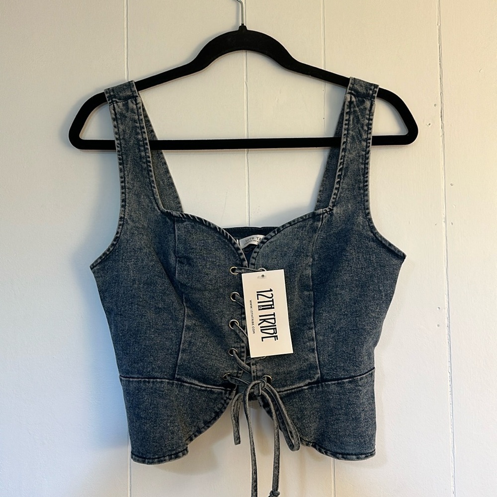 Jean Tank Crop